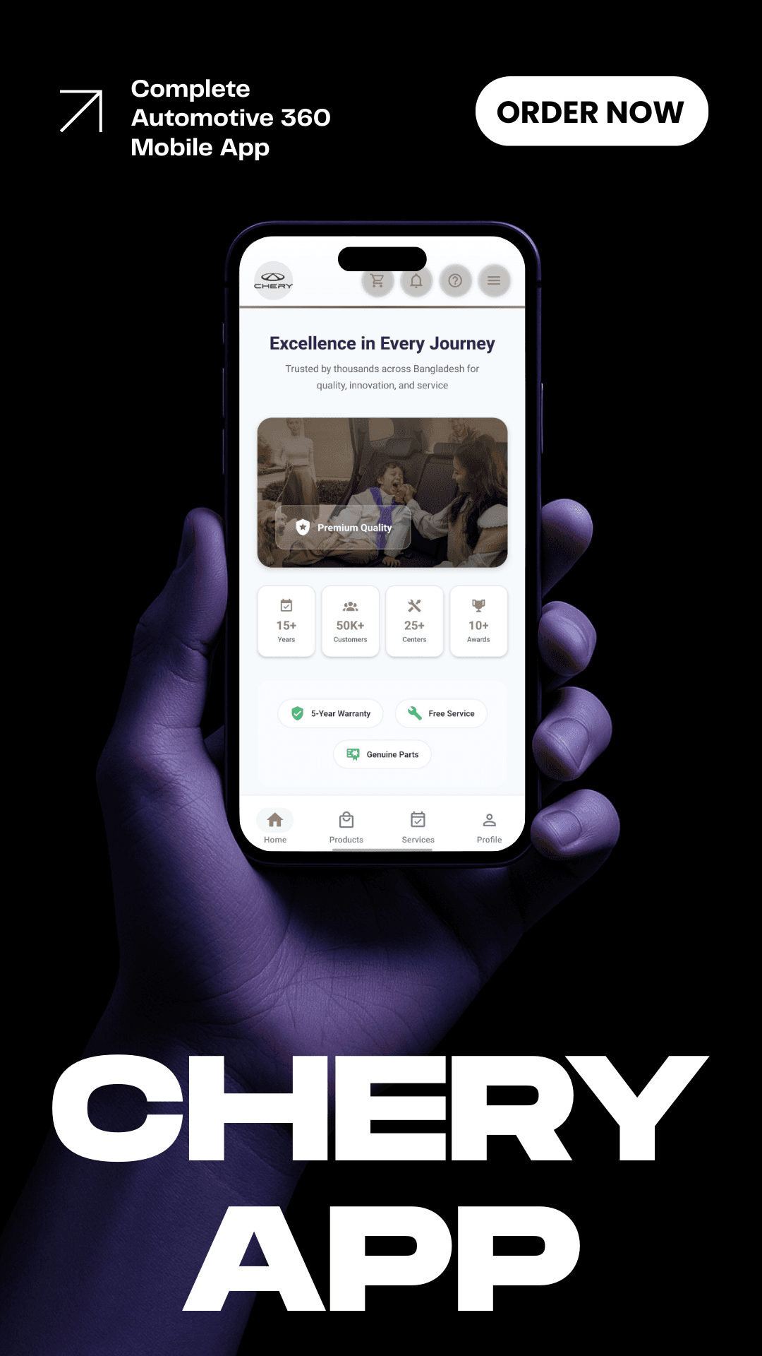 Chery Bangladesh Mobile App project screenshot