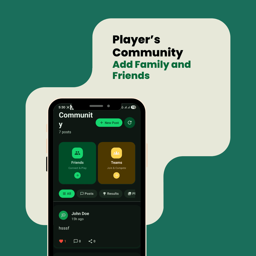 Players Community - Social Features